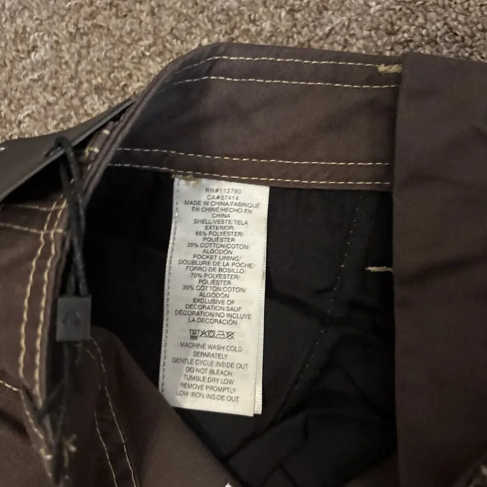 True Religion Brand Jeans 700820 Men's Bracken Brown Cargo Pants NEW NWT